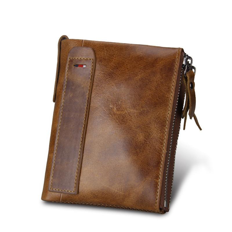 3. Genuine Leather RFID Blocking Wallets