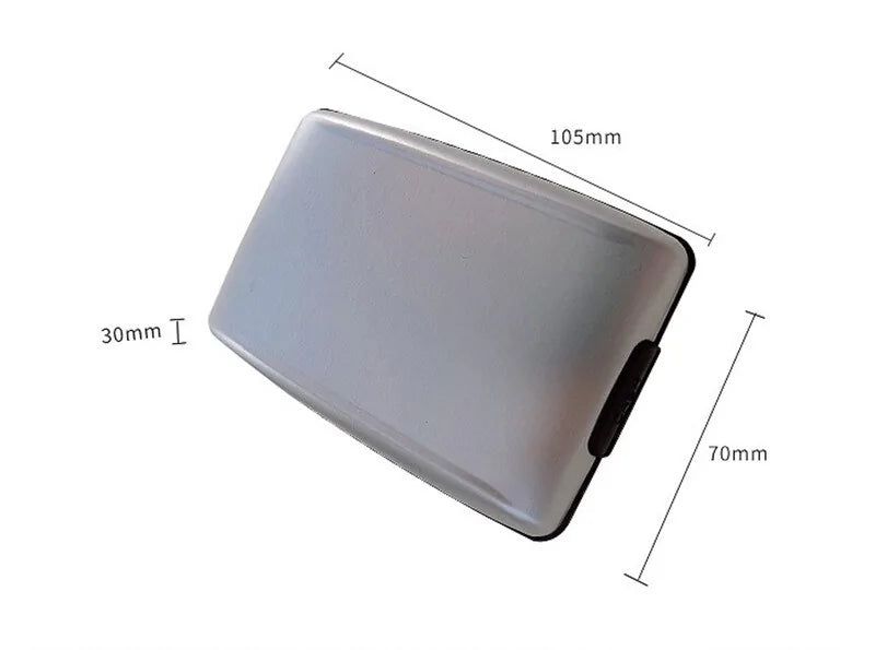 Aluminum RFID Blocking Wallet Card Holder