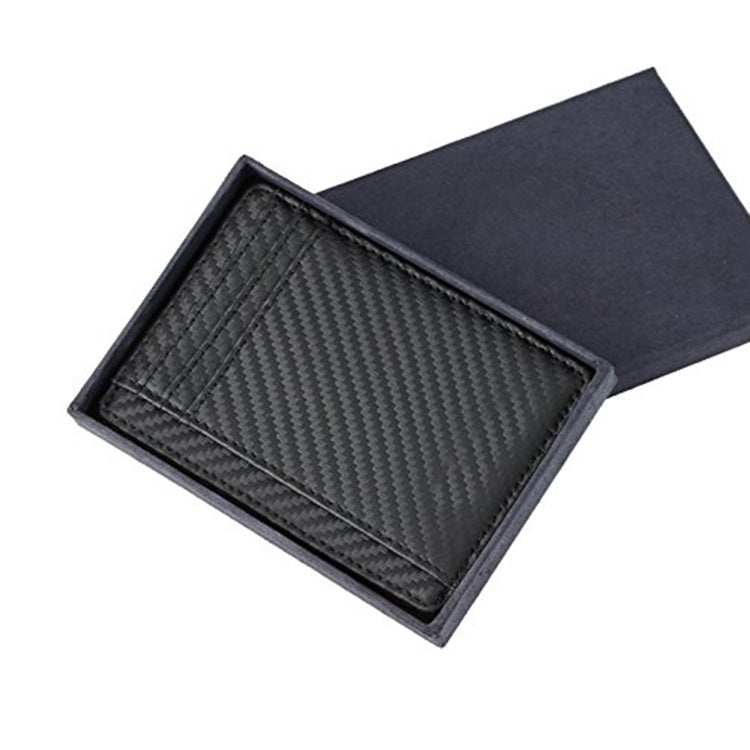 7. Leather Minimalist Wallet  RFID Blocking