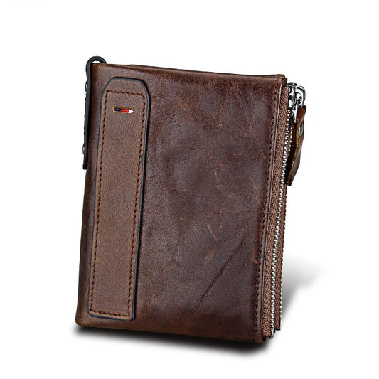 3. Genuine Leather RFID Blocking Wallets