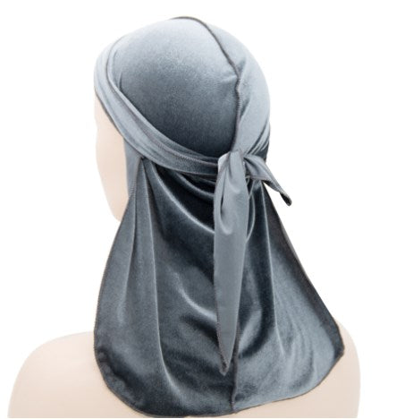 RFID signal blocking Durag Silver Fabric